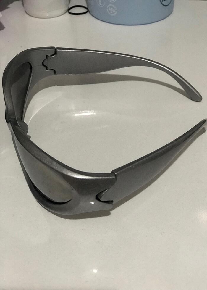 Y2K Gri Gözlük - Görsel 2