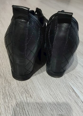 37 Beden mavi Renk Kadın Dolgu Topuklu Süet Spor Ayakkabı