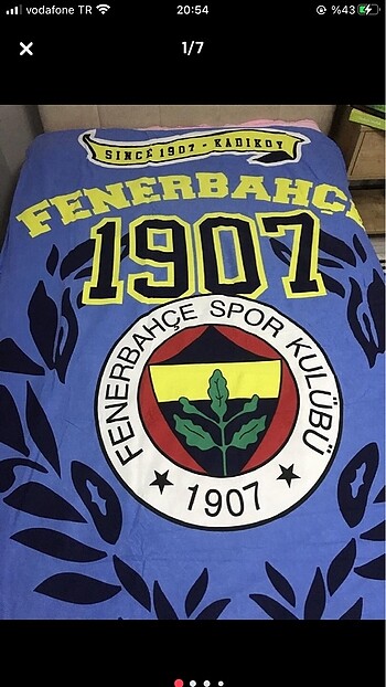  Beden mavi Renk Fenerbahçe nevresim