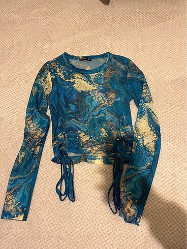 Transparan tül body