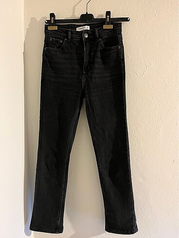 Pull&Bear siyah mom jean