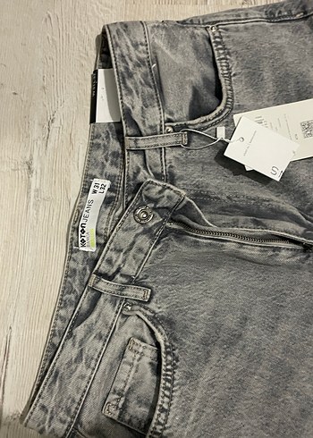 Koton gri kot pantolon - Görsel 2