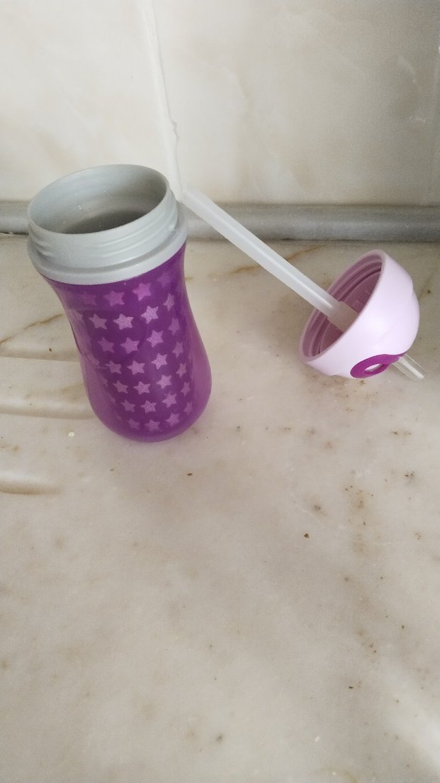 Mor Bebek Biberonu Yıldız Desenli - Görsel 4