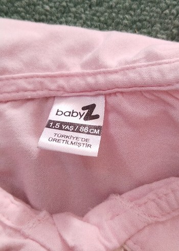 Kız bebek gömlek - Görsel 2