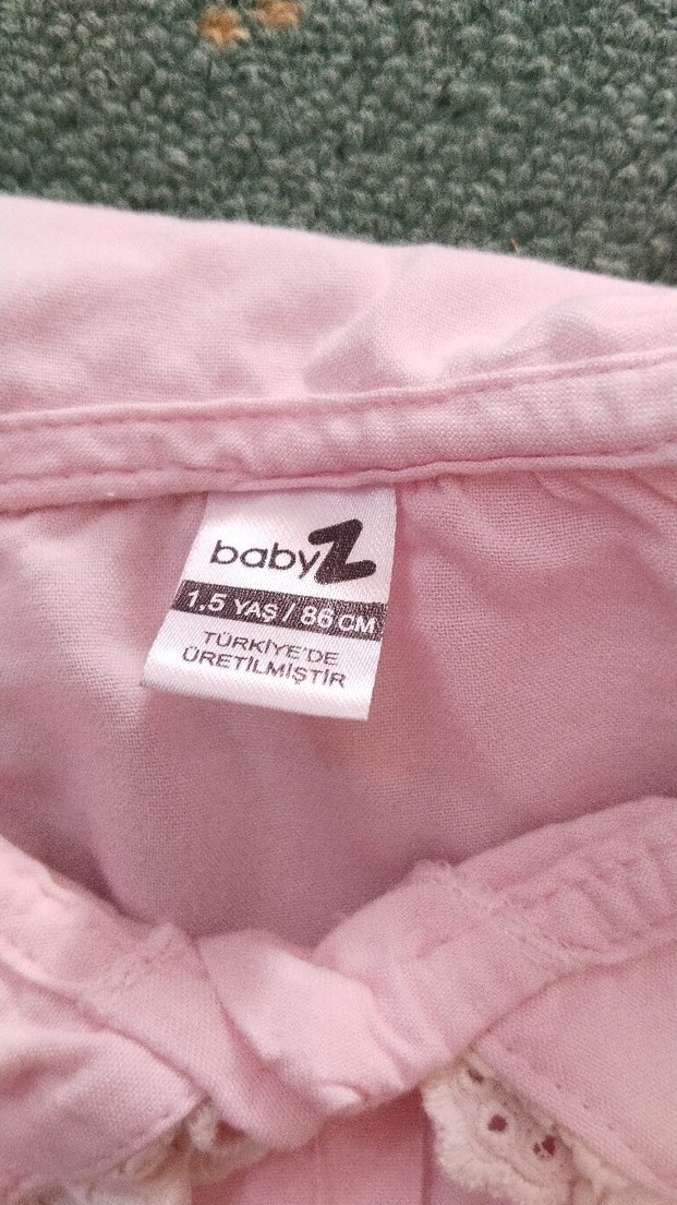 Kız bebek gömlek - Görsel 2