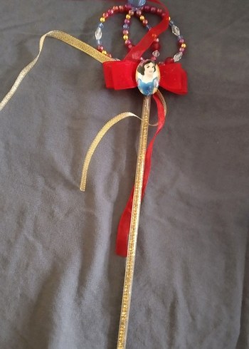 Pamuk prenses asa ve kolye seti - Görsel 2