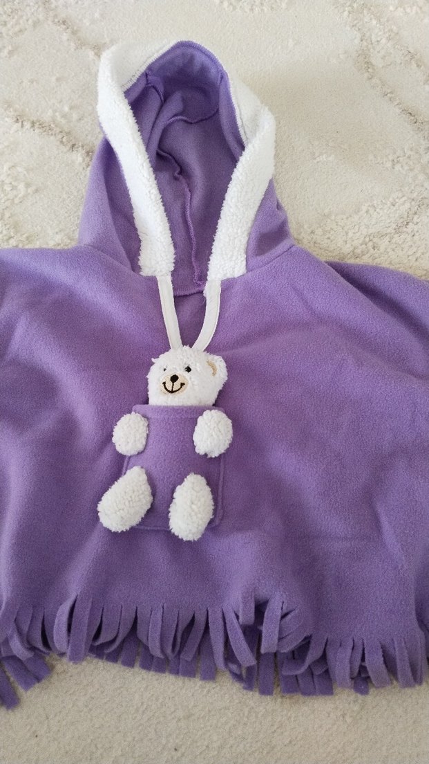 Kız çocuk panço - Görsel 2