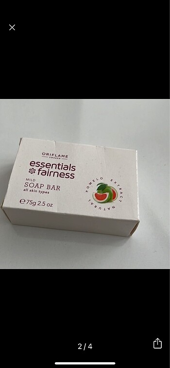  Beden essentials fairness oriflame