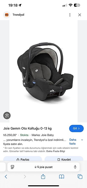 0 - 13 kg Beden Puset
