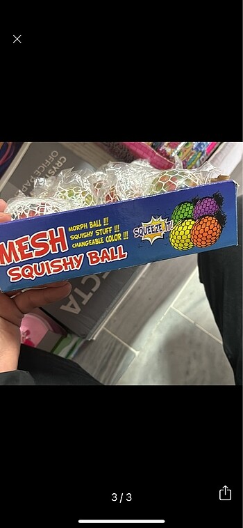  Beden Sıkma top slime