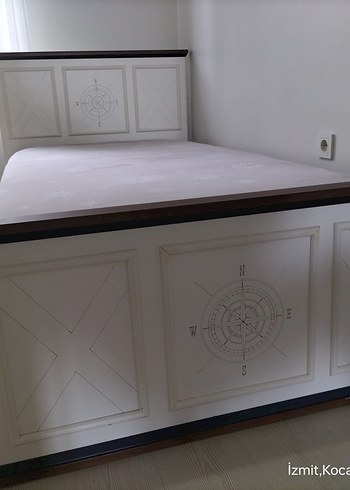Beden çeşitli Renk New joy ocean marka Beyaz ve Gri Çocuk Yatağı ve Kitaplık