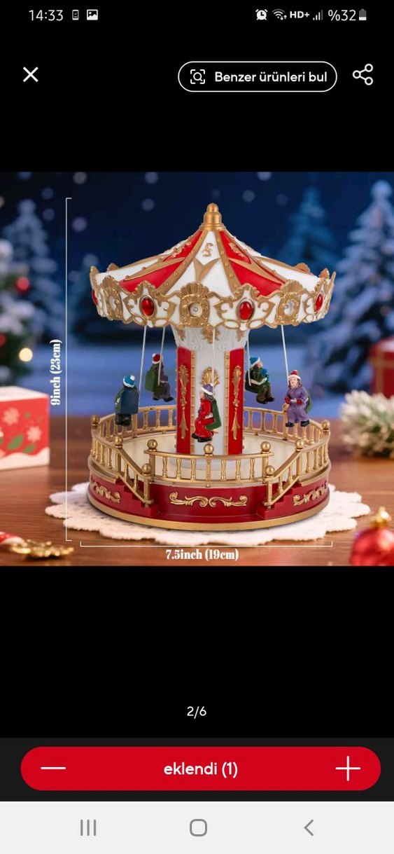 Renkli Müzikli Dönen Atlıkarınca Oyuncak - Görsel 2