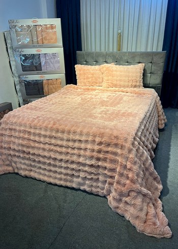 Gri Düz Desen Yumuşak Yatak Örtüsü - Görsel 5