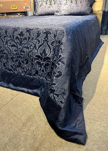 Melis jakarlı yatak örtüsü takımı - Görsel 4