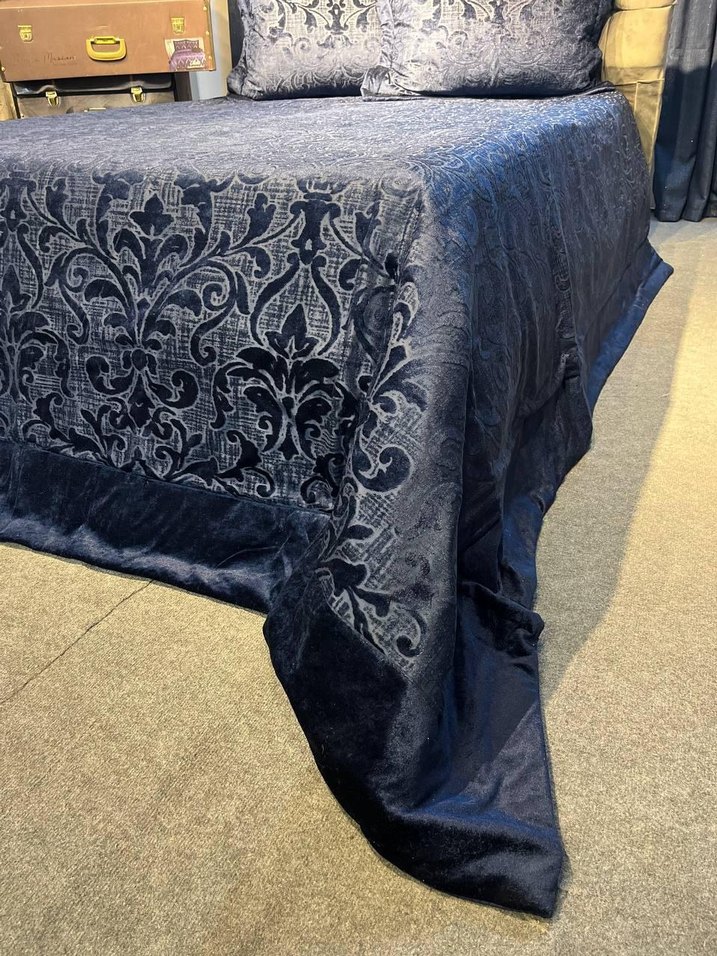 Melis jakarlı yatak örtüsü takımı - Görsel 4