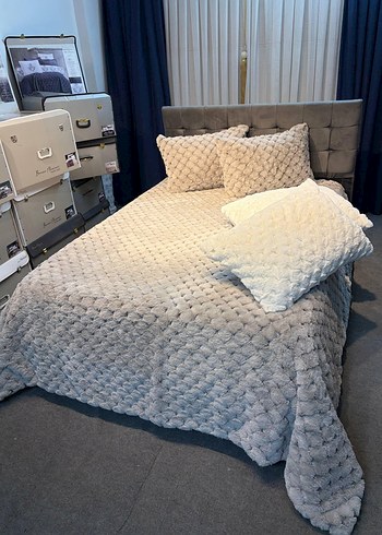 merinos diamond tavşan tüyü battaniye takımı - Görsel 5