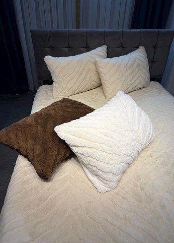 merinos diamond tavşan tüyü battaniye takımı - Görsel 4