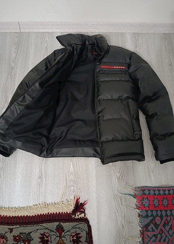 Siyah Fermuarlı Erkek Street Wear Mont - Görsel 3