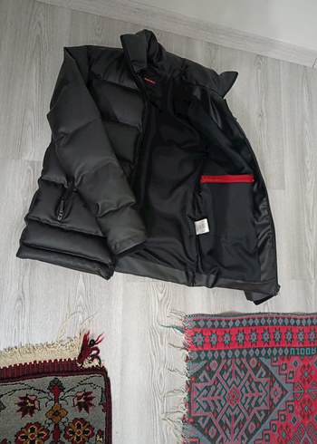 Siyah Fermuarlı Erkek Street Wear Mont - Görsel 2