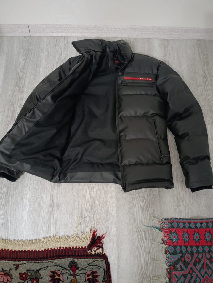 Siyah Fermuarlı Erkek Street Wear Mont - Görsel 4