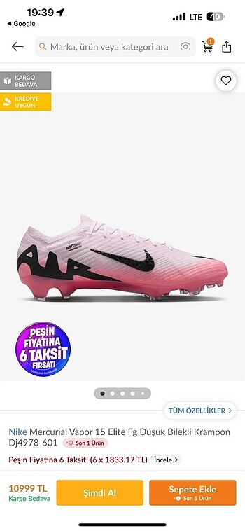 Nike krampon