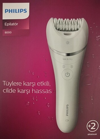 Philips epilatör 8000 serisi