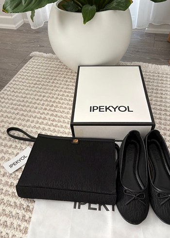 ipekyol Siyah Minimal Cift Set
