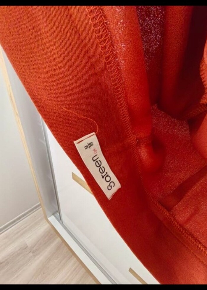 Kiremit dökümlü kumaş pantolon  - Görsel 3