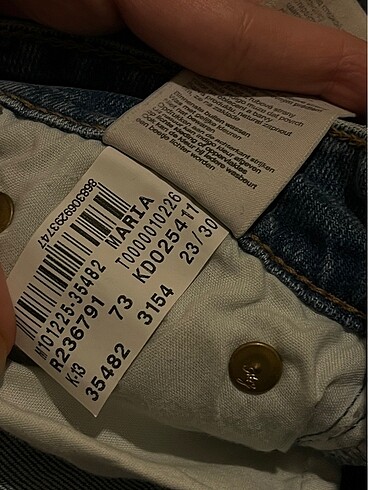 30 Beden lacivert Renk Mavi flare jean