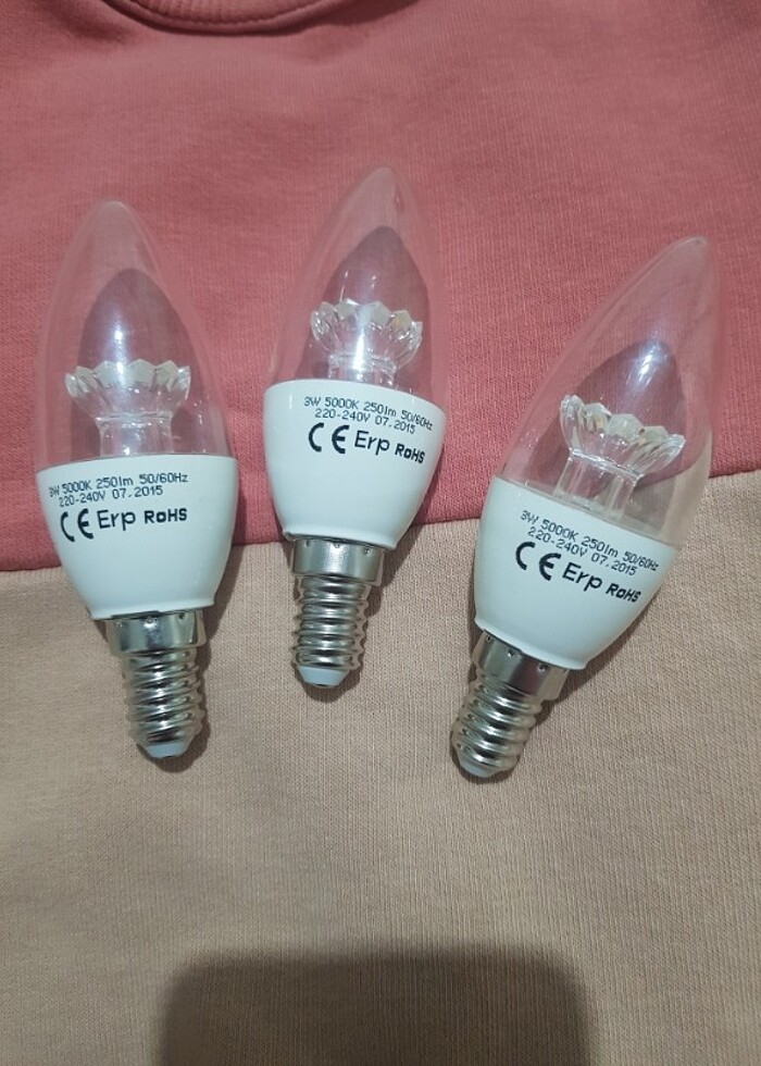 3 lü ampül  - Görsel 3