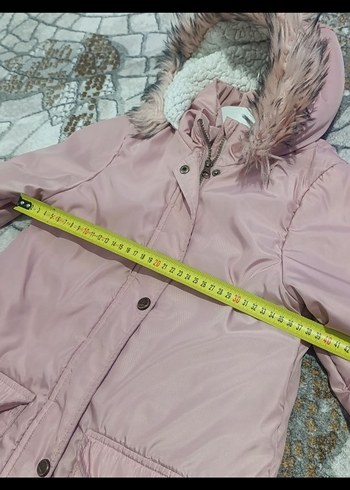 Pembe Kız Çocuk Mont - Görsel 3