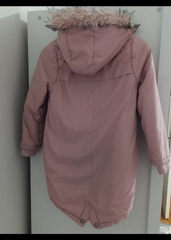 Pembe Kız Çocuk Mont - Görsel 5