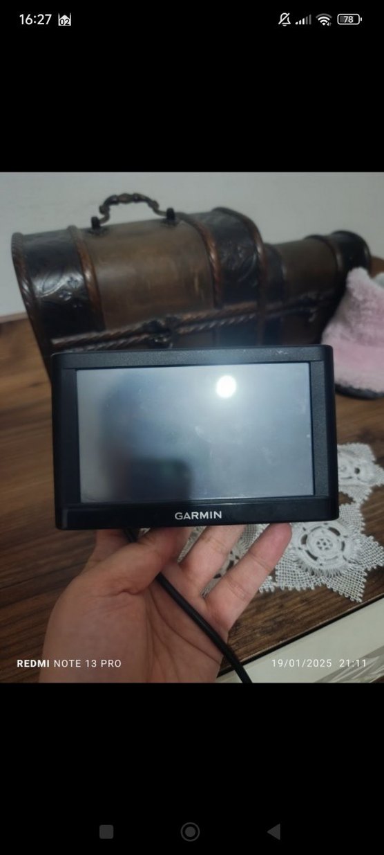 Siyah Garmin Tablet GPS Cihazı - Görsel 3
