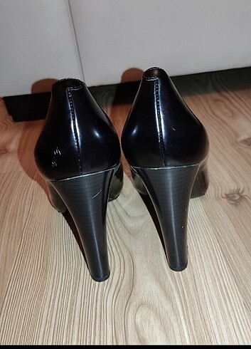 39 Beden Siyah stiletto ayakkabı
