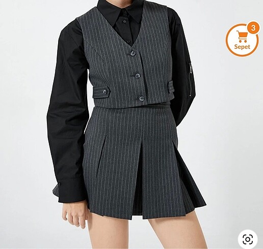 Koton Marka crop Yelek