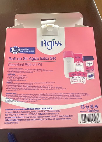 Agiss Elektrikli Roll-on Sir Ağda Isıtıcı Seti - Görsel 3