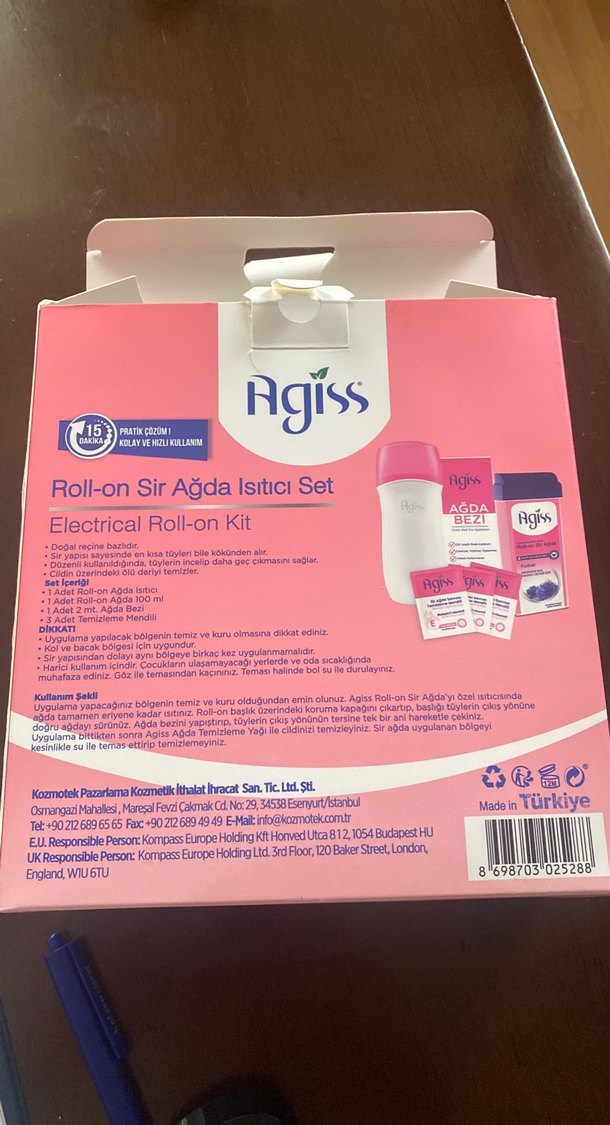 Agiss Elektrikli Roll-on Sir Ağda Isıtıcı Seti - Görsel 3