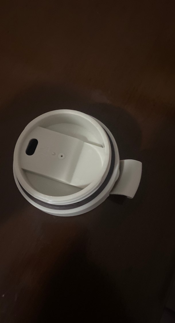 Beyaz Seyahat Termosu. Hiç kullanılamadı.Şirket hediyesidir. - Görsel 5