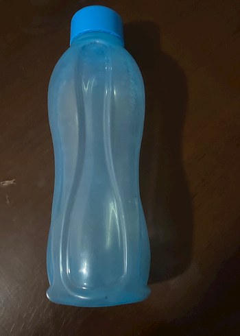 Pastel Mavi Plastik Su Şişesi - Görsel 3