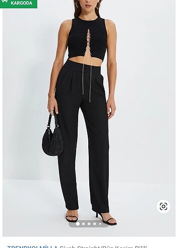 Trendyolmilla Siyah Pantolon 