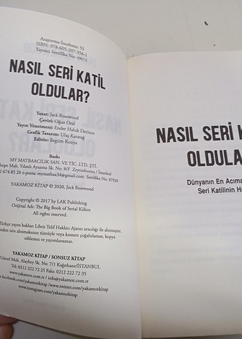 Beden Renk NASIL SERİ KATİL OLDULAR YENİ GİBİ ÇOK İYİ DURUMDA