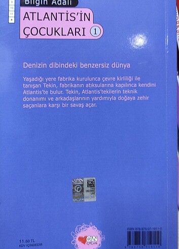  ATLANTİSİN ÇOCUKLARI-1 BİLGİN ADALI 2.EL ÇOK İYİ DURUMDA 