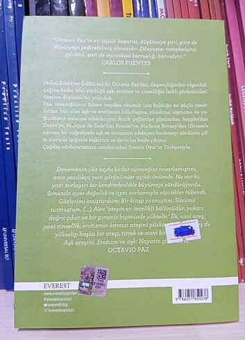 OCTAVIA PAZ ÇİFTE ALEV AŞK VE EROTİZM YENİ SIFIR  - Görsel 3