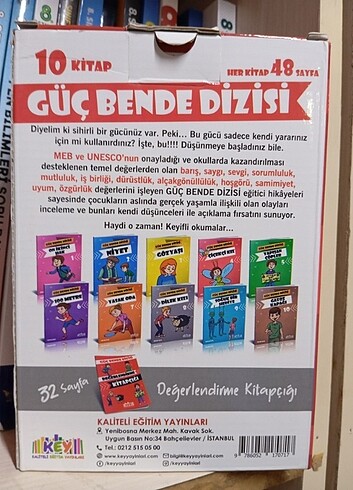 Beden Renk 2.SINIF HİKAYE SETİ GÜÇ BENDE SIFIR KUTULU SET KEY YAYINLARI