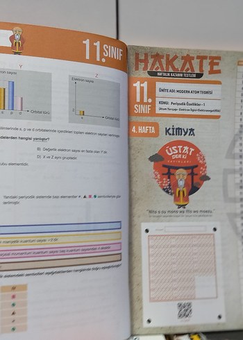 11.SINIF ÜSTAT DERKİ YAYINLARI HAKATE KİMYA HAFTALIK KAZANIM T. - Görsel 5