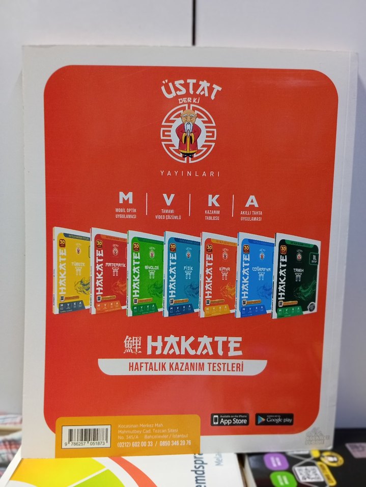 11.SINIF ÜSTAT DERKİ YAYINLARI HAKATE KİMYA HAFTALIK KAZANIM T. - Görsel 2