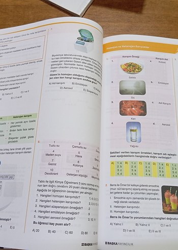 TYT KİMYA SORU BANKASI BAŞKA YAYINLARI YENİ SIFIR KİTAP - Görsel 15