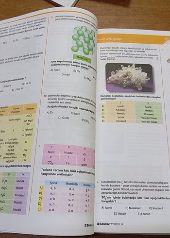 TYT KİMYA SORU BANKASI BAŞKA YAYINLARI YENİ SIFIR KİTAP - Görsel 11