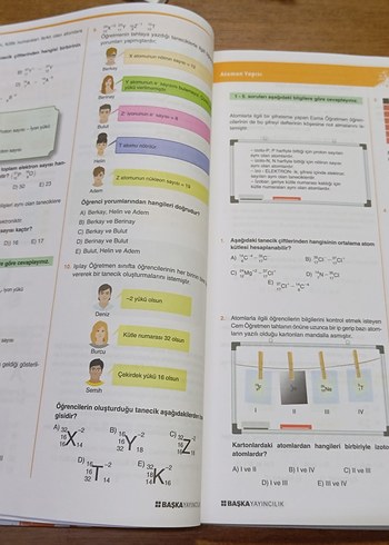 TYT KİMYA SORU BANKASI BAŞKA YAYINLARI YENİ SIFIR KİTAP - Görsel 8