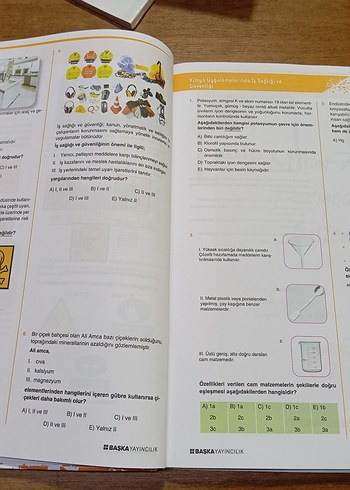 TYT KİMYA SORU BANKASI BAŞKA YAYINLARI YENİ SIFIR KİTAP - Görsel 7